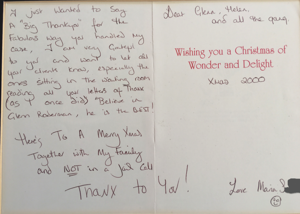 Letter from Maria S.